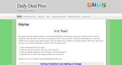 Desktop Screenshot of dailydealpros.com